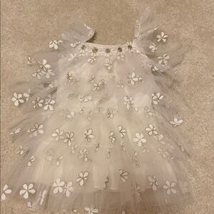 Petite Hailey Floral Tulle Dress